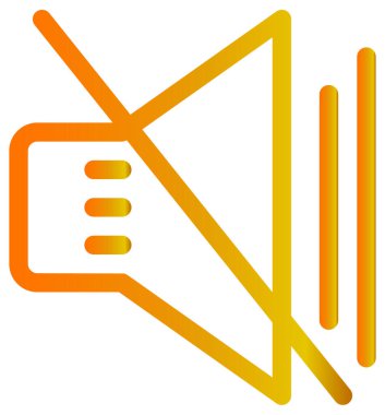 ses düğmesi, basit vektör simgesi