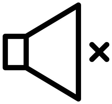 Basit ve minimalist ortam vektör simgesi