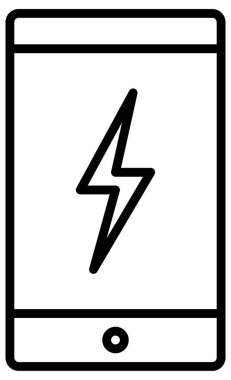 Beyaz üzerine basit ve minimalist ekoloji çizgi vektör simgesi