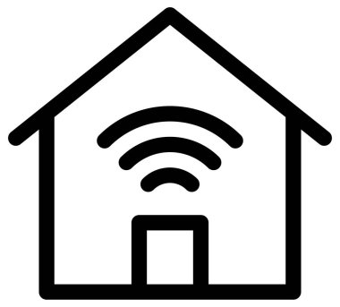 ev satırı vektör simgesi  