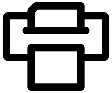 Basit ve minimalist ortam vektör simgesi