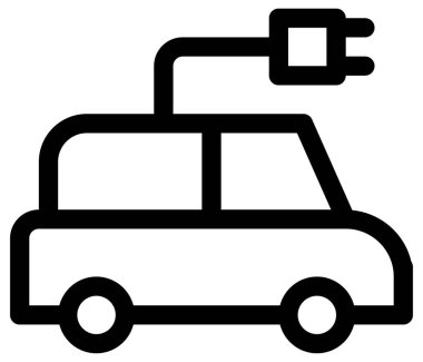 Beyaz üzerine basit ve minimalist ekoloji vektör simgesi