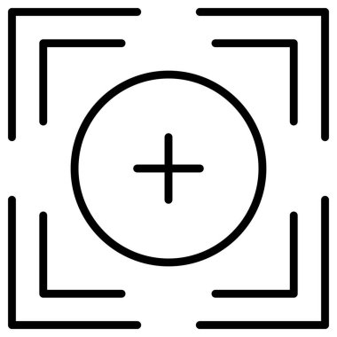 Basit ve minimalist uygulama kullanıcı arayüzü vektör simgesi