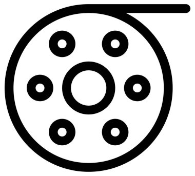 Beyazın üzerine basit ve minimalist parti vektör simgesi