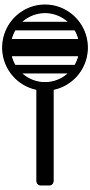 Beyaz arkaplanda basit ve minimalist kutlama vektörü simgesi