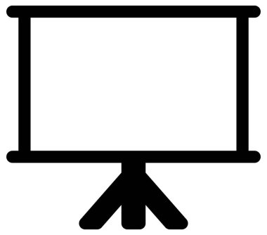 Beyaz arkaplanda vektör simgesini izle