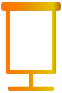 Basit ve minimalist ortam vektör simgesi