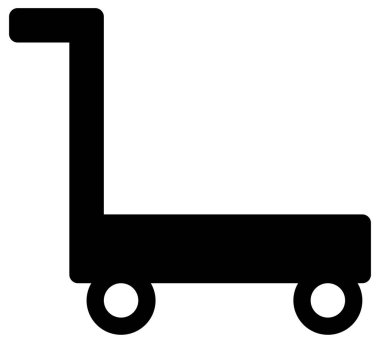 beyaz arkaplanda iletim vektörü simgesi