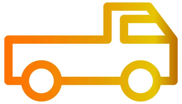 Lkw Symbol Vektor Illustration Hintergrund — Stockvektor