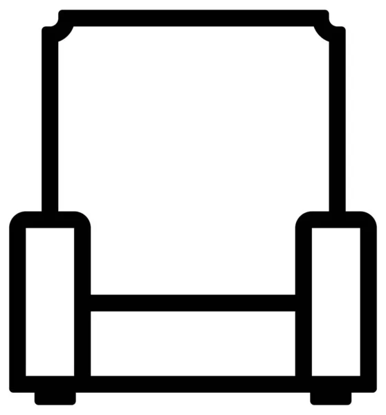 Vektor Illustration Der Möbel Ikone — Stockvektor