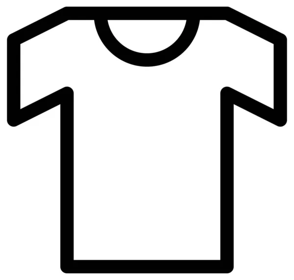 Shirt Plana Vetor Ícone — Vetor de Stock