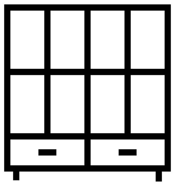 家具アイコンのベクトル図 — ストックベクタ