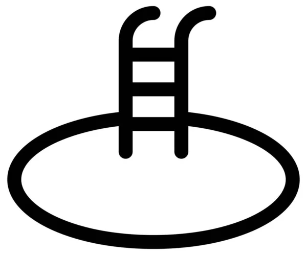 Krücken Vektor Symbol Stil Ist Zweifarbig Flaches Symbol Intensive Rote — Stockvektor