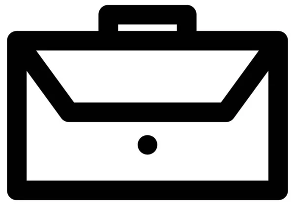 Suitcase Vector Line Icon — Stock Vector