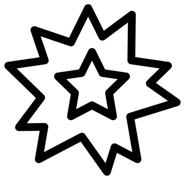 Vector Illustration Star — Stock Vector