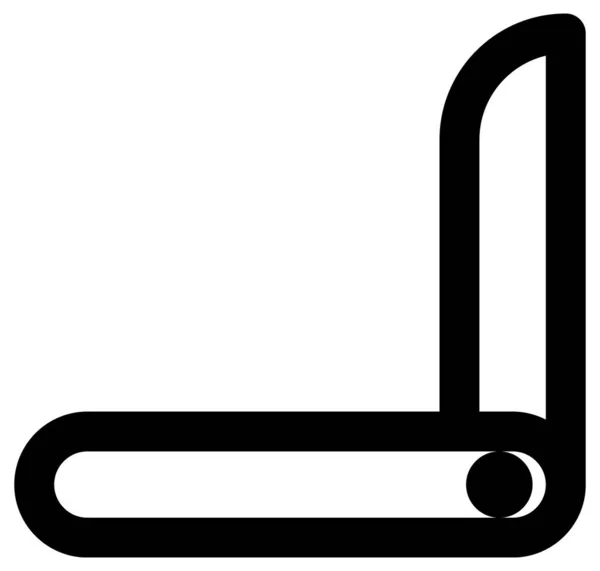 Einfaches Und Minimalistisches Camping Vektor Symbol Auf Weiß — Stockvektor