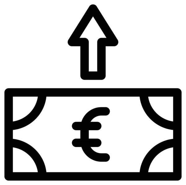 欧元银行矢量图标 风格为双色扁平符号 生态绿色和灰色 圆形角度 — 图库矢量图片