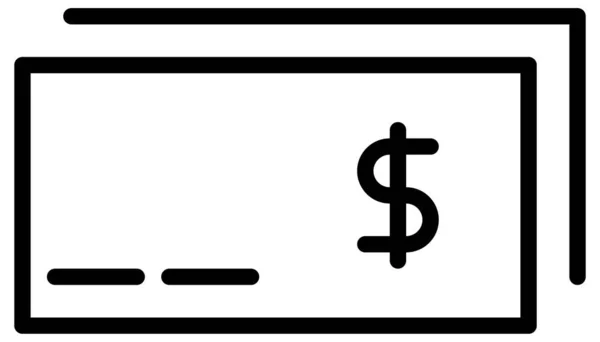Vektor Symbol Für Banken Und Finanzlinien — Stockvektor