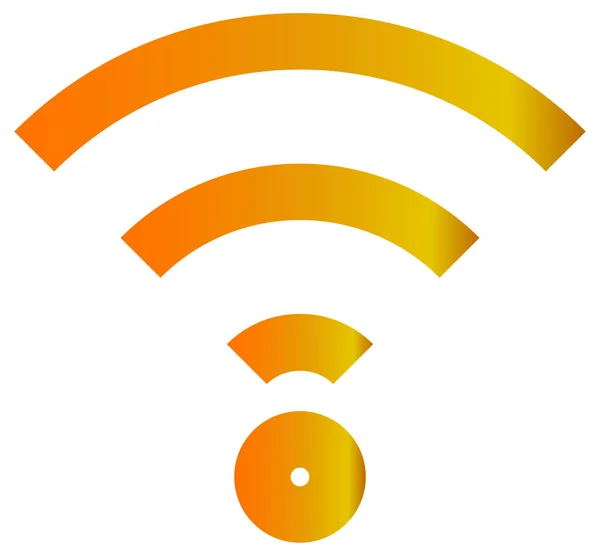 Wifi Symbol Vektorillustration — Stockvektor