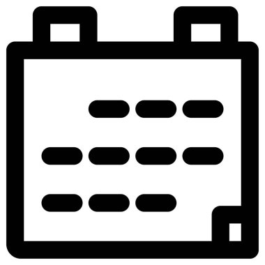 Basit ve minimalist uygulama kullanıcı arayüzü vektör simgesi