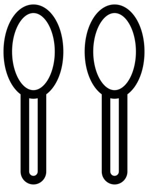 Basit ve minimalist kahve dükkanı vektör simgesi