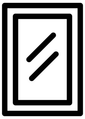 Mobilya simgesinin vektör illüstrasyonu