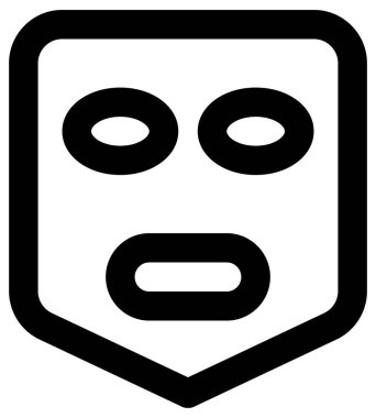 Beyaz arkaplanda basit ve minimalist kutlama vektörü simgesi