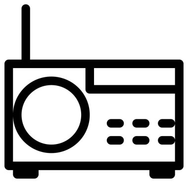 Kamera simgesi, vektör illüstrasyonu.