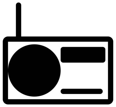 video kamera simgesi, vektör illüstrasyonu