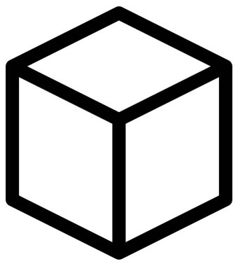 beyaz arkaplanda paket satırı vektör simgesi