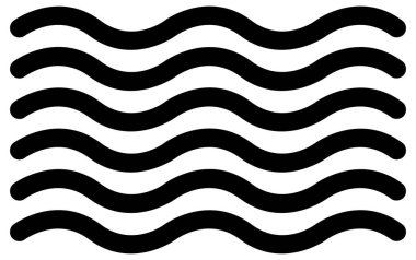 Vektör dalgaları. soyut siyah beyaz arkaplan