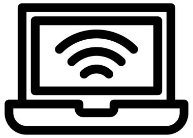 Beyaz üzerine basit ve minimalist haber ve gazetecilik vektör simgesi