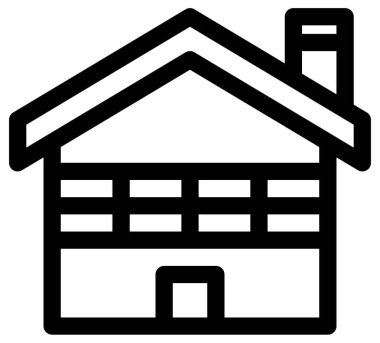 ev ve vektör simgesi oluşturma.