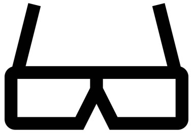 Beyaz arkaplanda basit ve minimalist kutlama vektörü simgesi