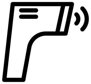 Basit ve minimalist covid-19 vektör simgesi. tıp ve sağlık hizmeti kavramı