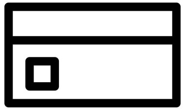 Basit ve minimalist uygulama kullanıcı arayüzü vektör simgesi