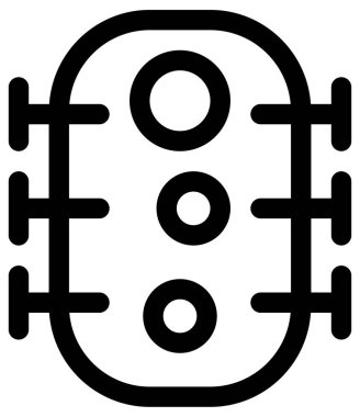 Basit ve minimalist covid-19 vektör simgesi. tıp ve sağlık hizmeti kavramı