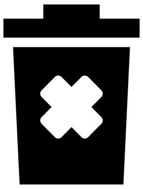 Basit ve minimalist finans cesur vektör simgesi