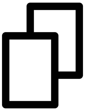 Basit ve minimalist ortam vektör simgesi