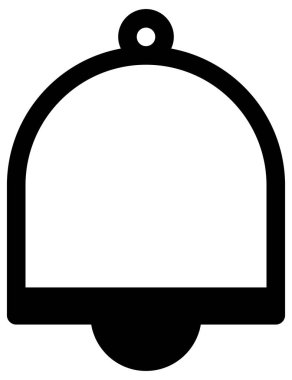 Çan simgesi vektör illüstrasyonu
