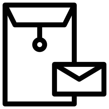 e- posta simgesi vektör illüstrasyonu