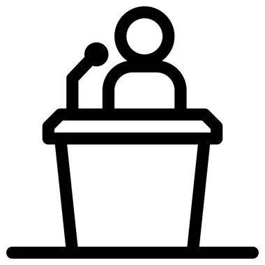 hoparlör basit vektör simgesi.