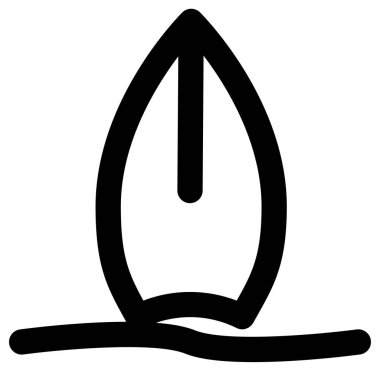 Modern b 'nin vektör illüstrasyonu eksik simgesi