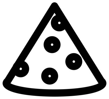 Beyazın üzerine basit ve minimalist parti vektör simgesi