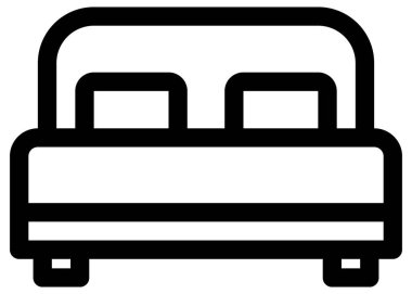 Mobilya simgesinin vektör illüstrasyonu