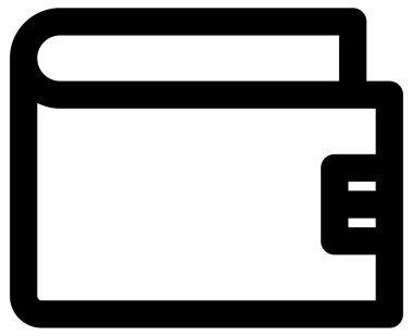 Basit ve minimalist alışveriş vektörü simgesi