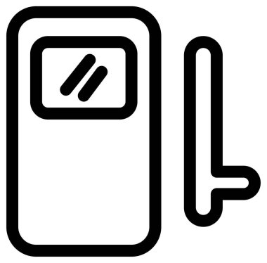 protesto simgesi, satır vektör illüstrasyonu 