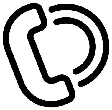 telefon alıcısı vektör simgesi.