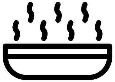 Beyaz arkaplanda minimalist sauna vektör simgesi