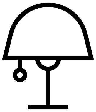 Mobilya simgesinin vektör illüstrasyonu